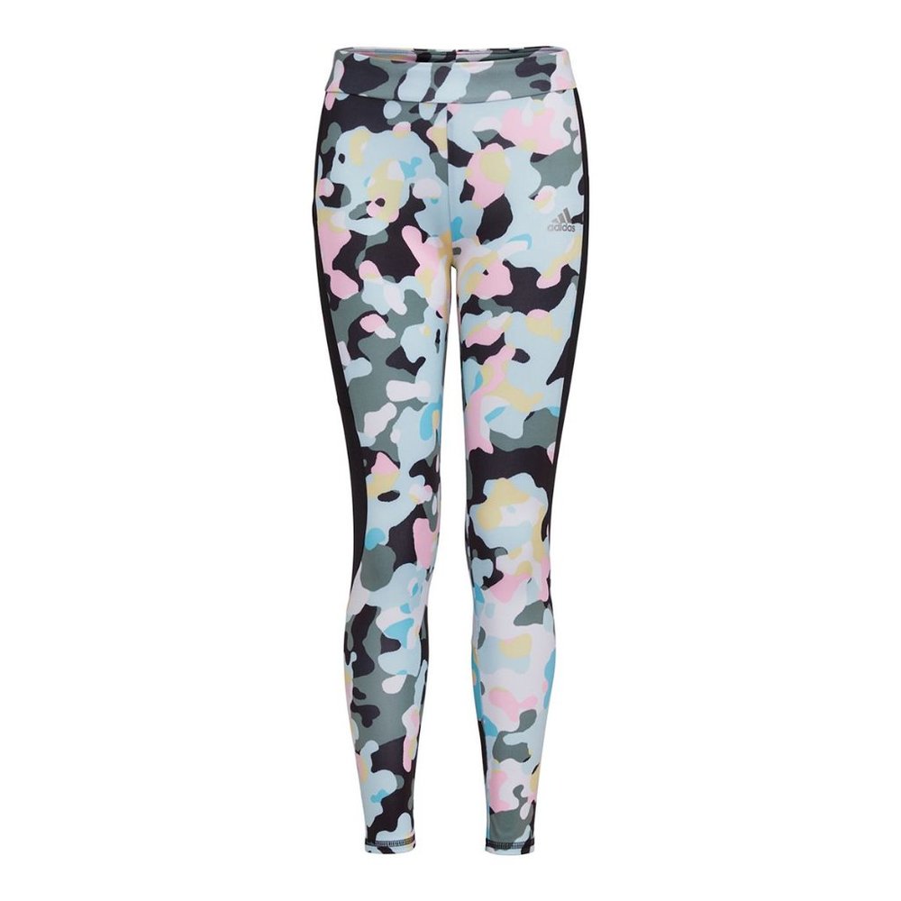 ADIDAS Multicolor Pocket AEROREADY Athletic Leggings Girls 10-12 NEW WITH TAG
